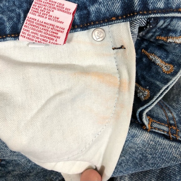 REVICE Denims Women’s Cross Button Straight Leg Jeans Size 27 - Picture 12 of 12